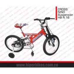 Bicicleta Suspensión Niño  Rin 16 Bogotá