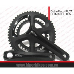 DOBLE Plato RUTA  SHIMANO 105